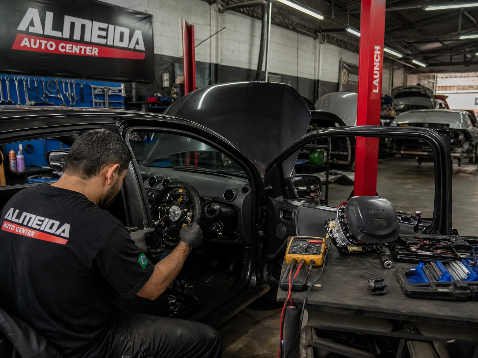 Diagnóstico técnico em veículo